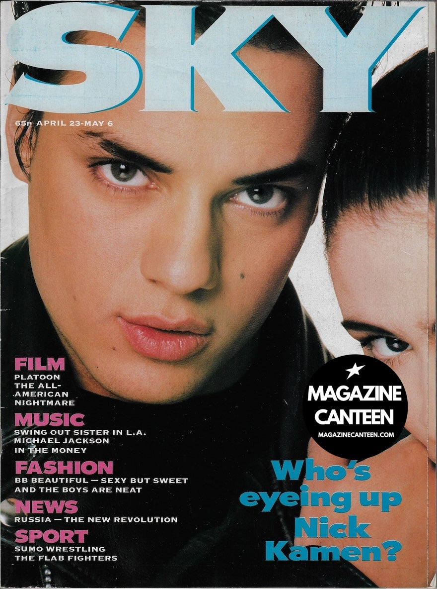 Sky Magazine - NICK KAMEN Charlotte Lewis TIM ROTH Launch