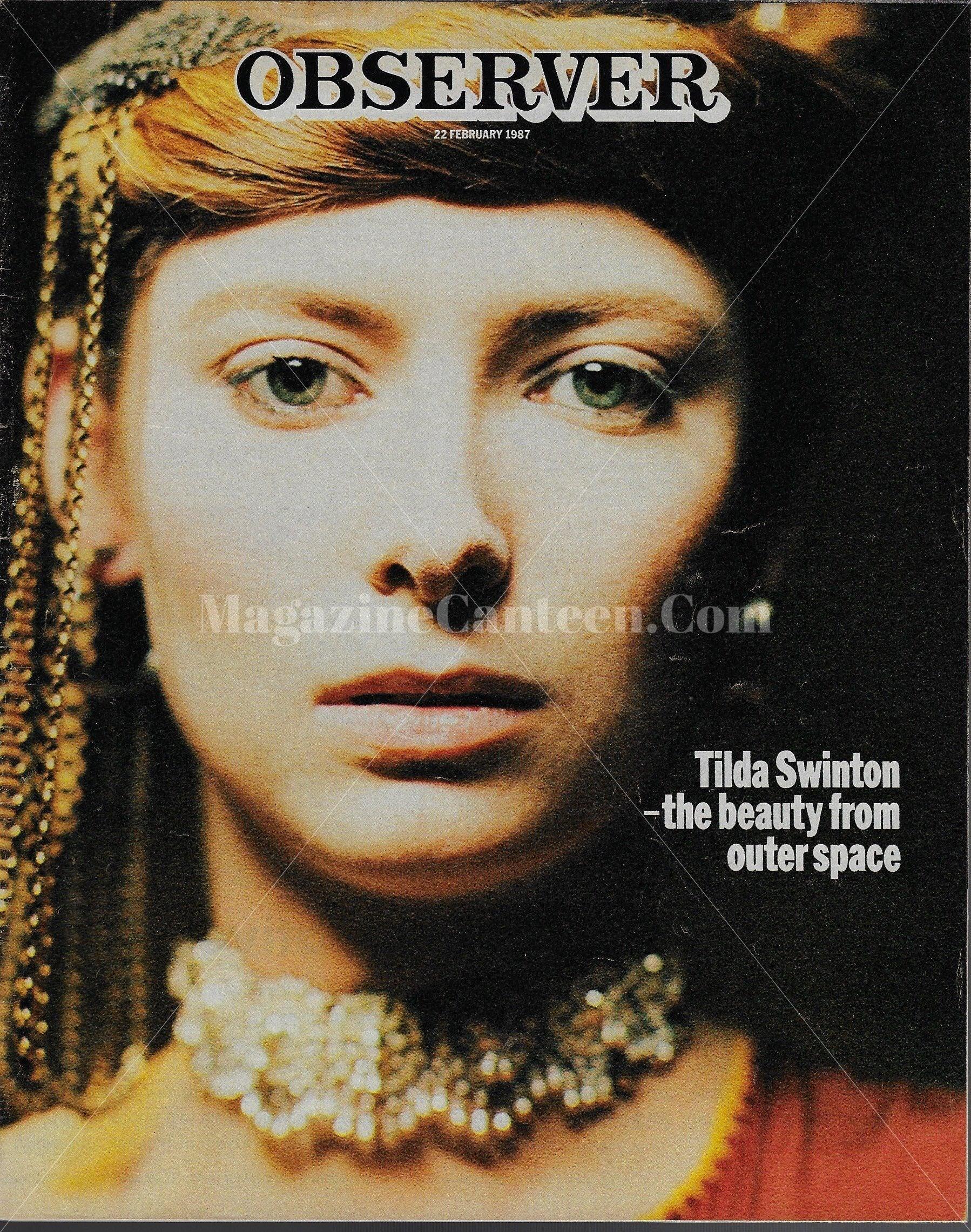 The Observer Magazine - Tilda Swinton A