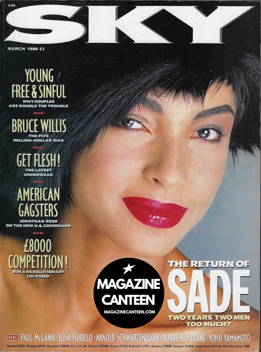 Sky Magazine - Sade Adu Sinead O'Connor Yohji Yamamoto