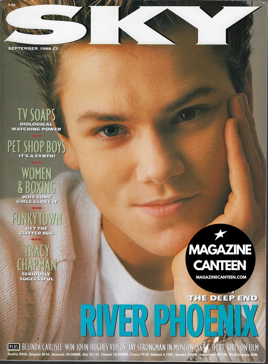 Sky Magazine - River Phoenix Pet Shop Boys Tracy Chapman
