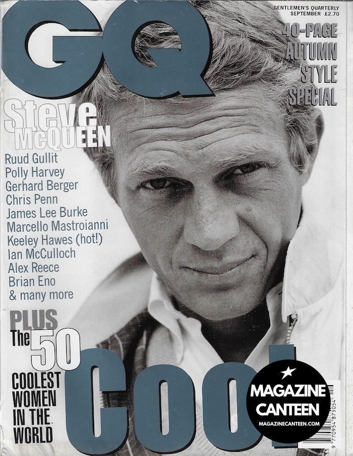 GQ Magazine September 1996 - Steve McQueen