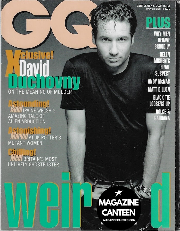 GQ Magazine November 1996 - David Duchovny