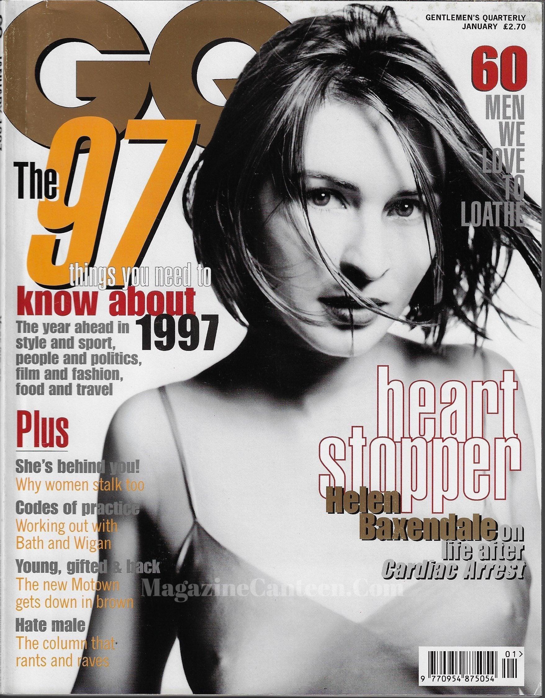 GQ Magazine January 1997 - Helen Baxendale