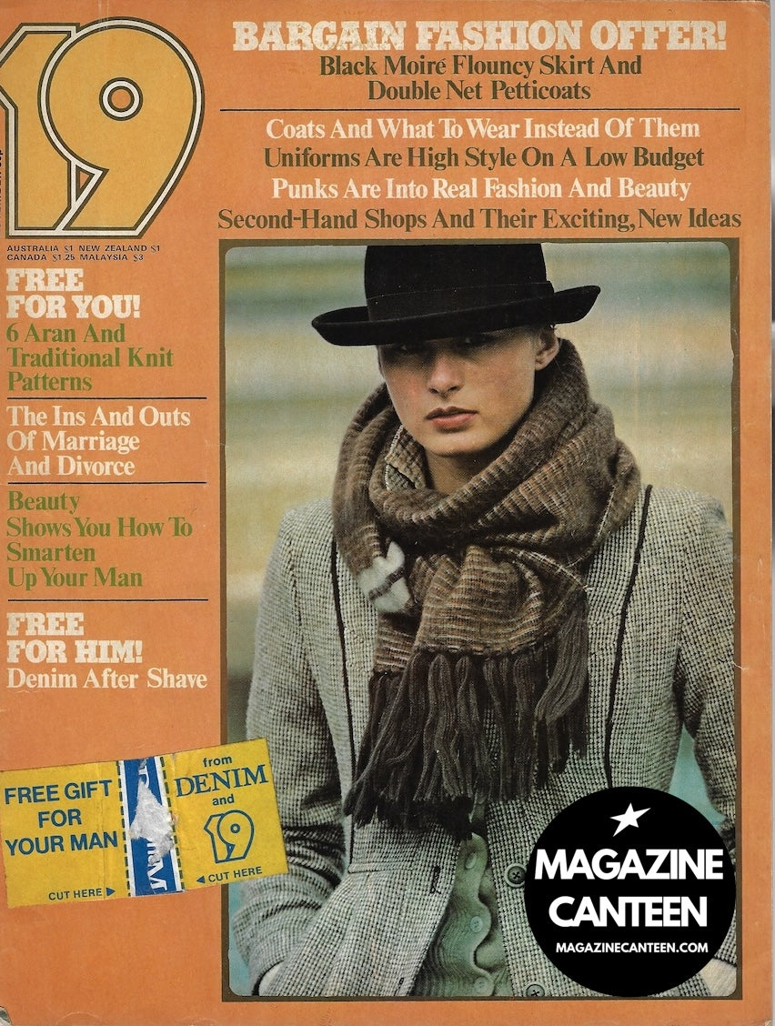 19 Magazine - Ku Khanh PUNK Debbie Juvenile JORDAN Sex Vivienne Westwood 1977