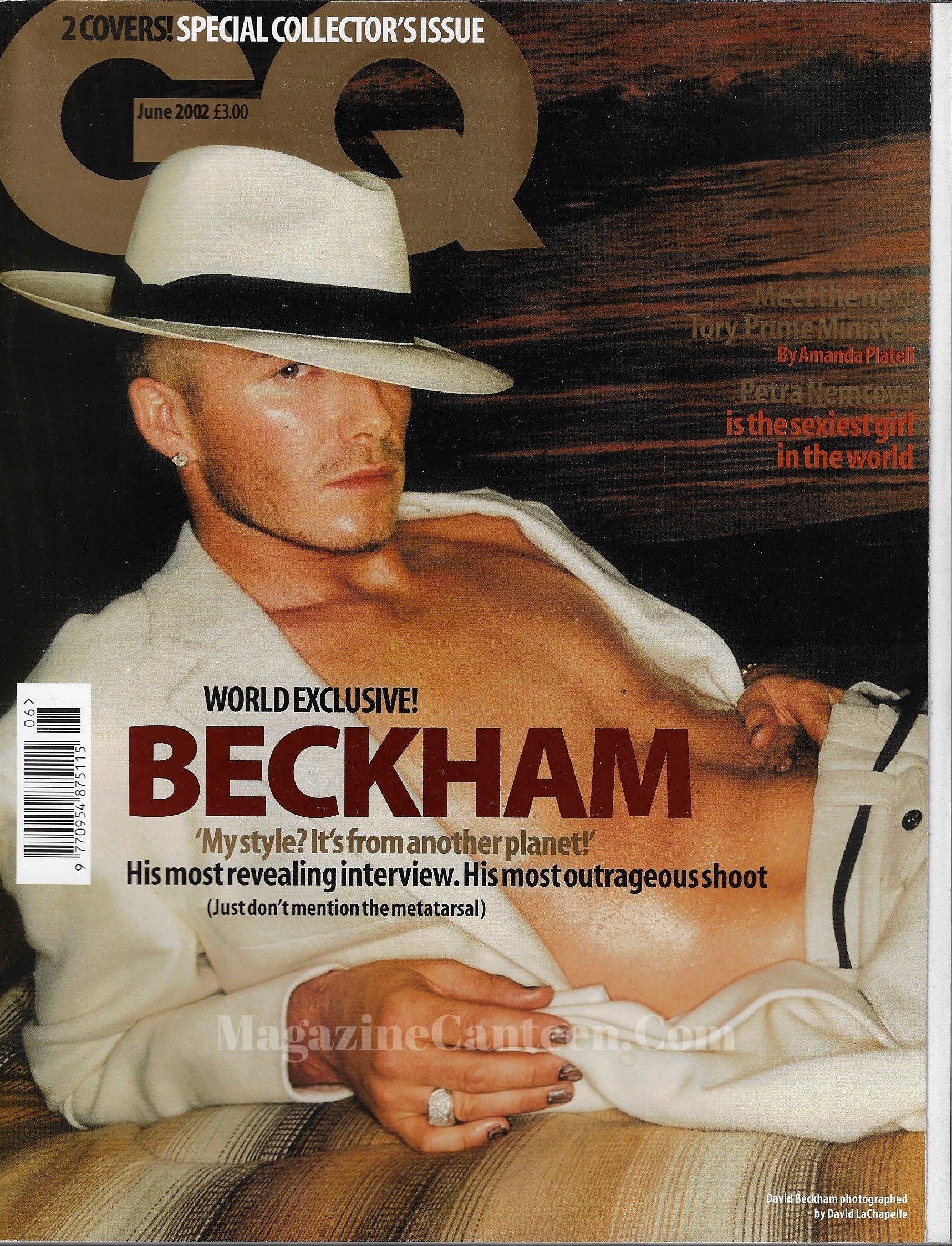 GQ Magazine June 2002 - David Beckham B