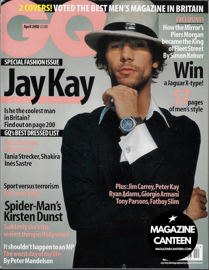 GQ Magazine April 2002 - JAY KAY Jamiroquai