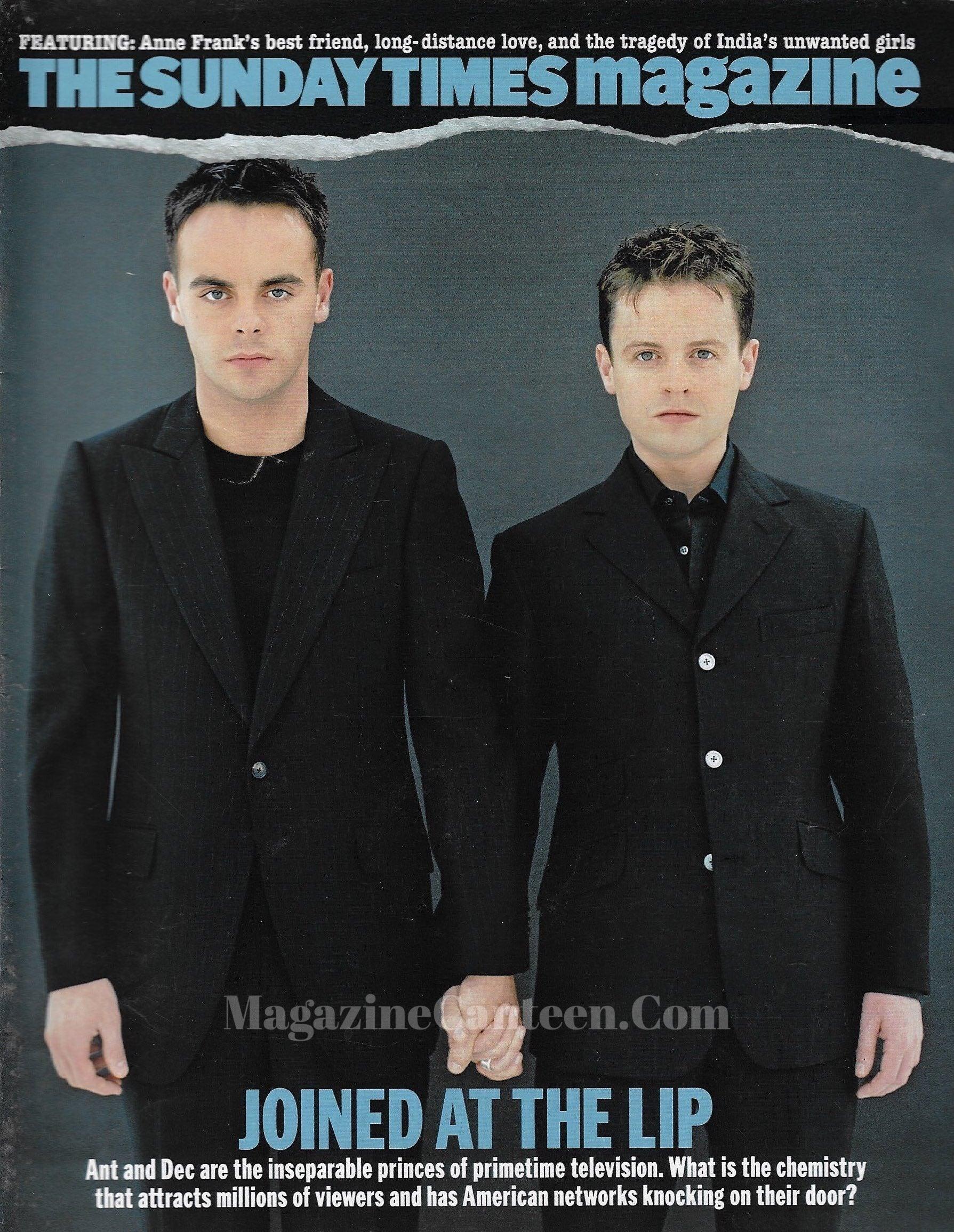 The Sunday Times Magazine - Ant And Dec