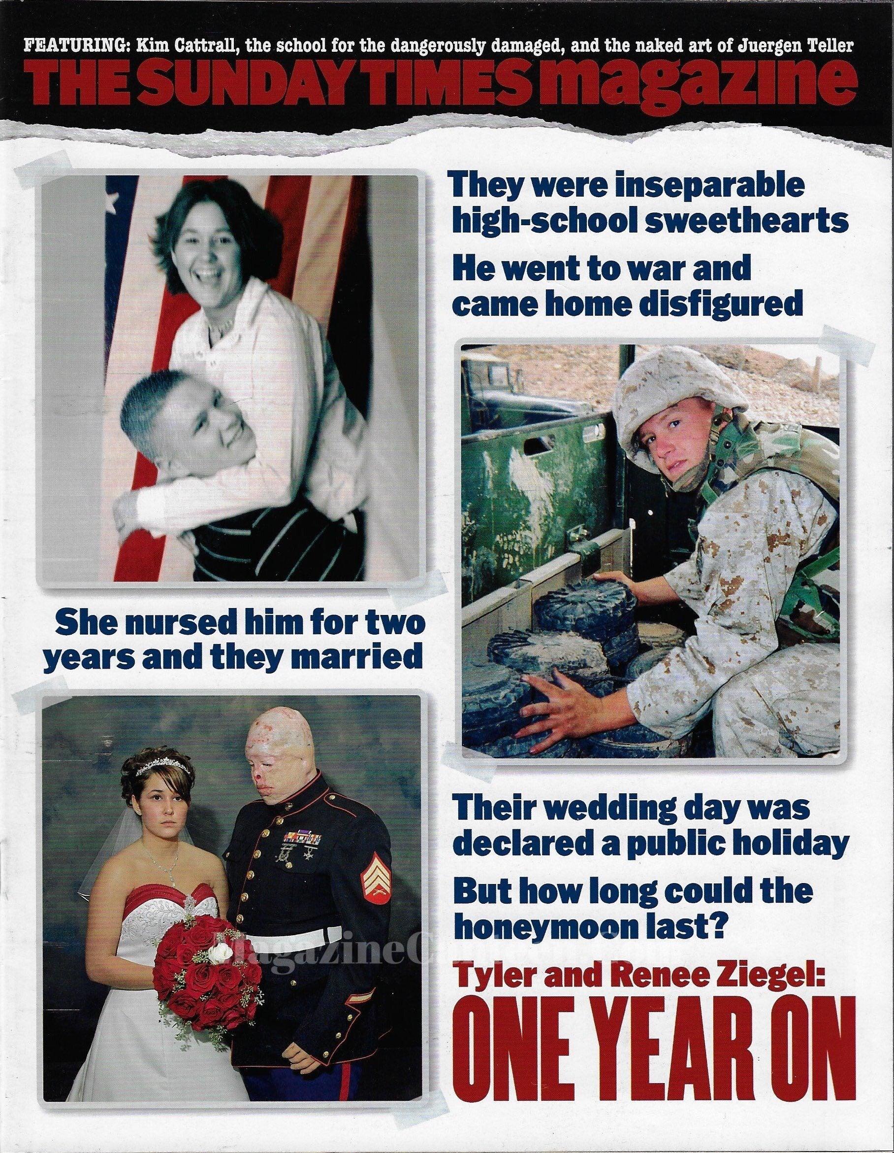 The Sunday Times Magazine - US Marine Ty Ziegel