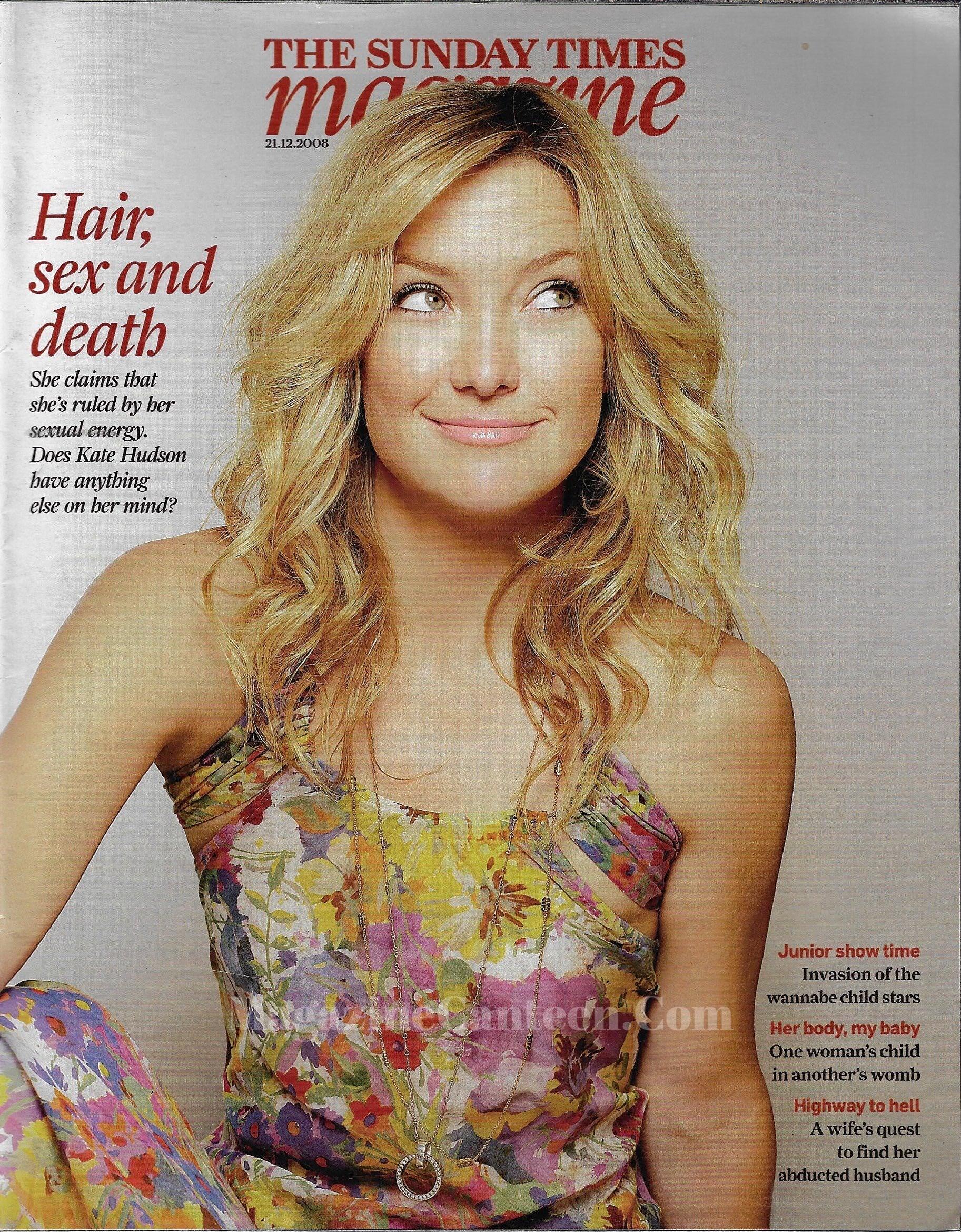 The Sunday Times Magazine - Kate Hudson tom holland