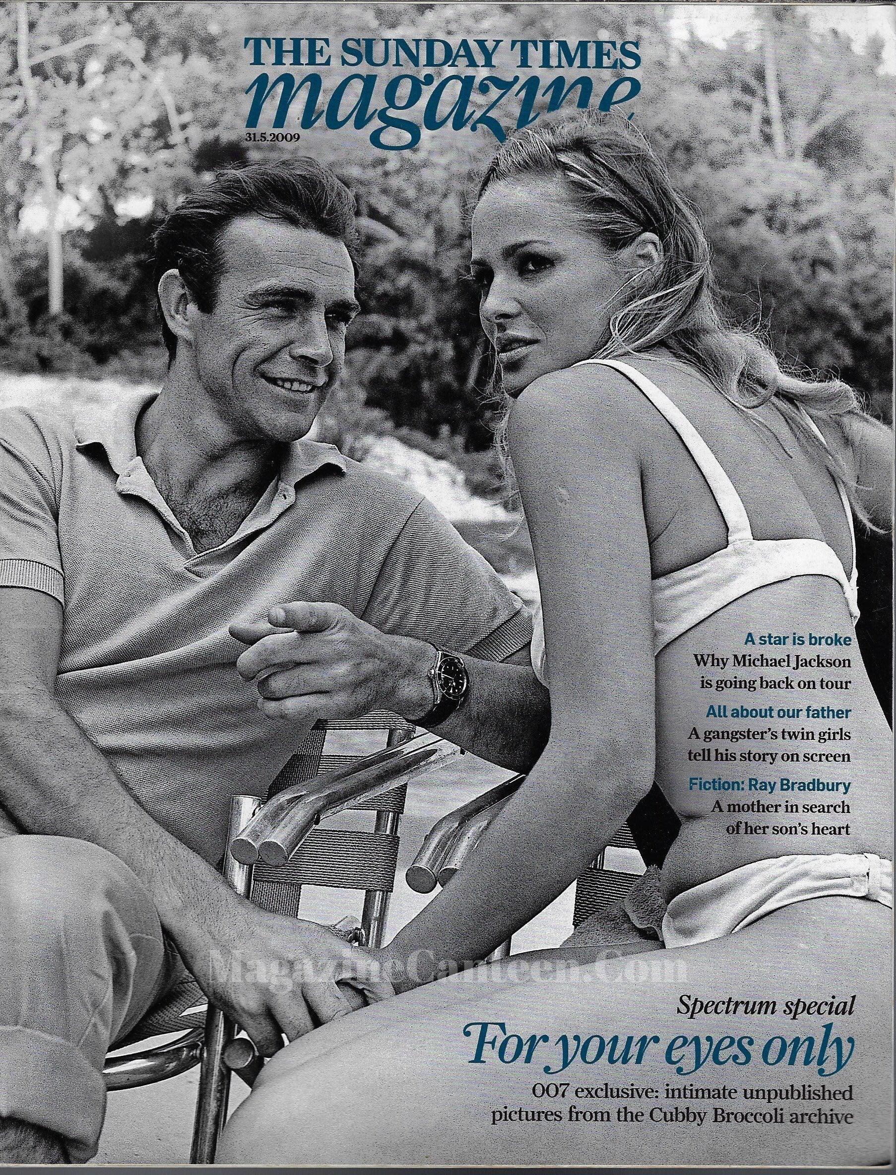 The Sunday Times Magazine - James Bond Sean Connery Ursula Andress