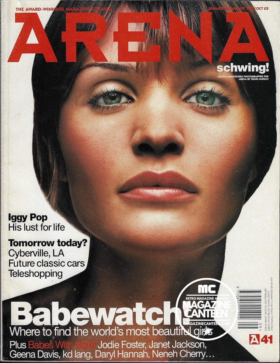 Arena Magazine - Helena Christensen IGGY POP John Sayles DAVID SIMS