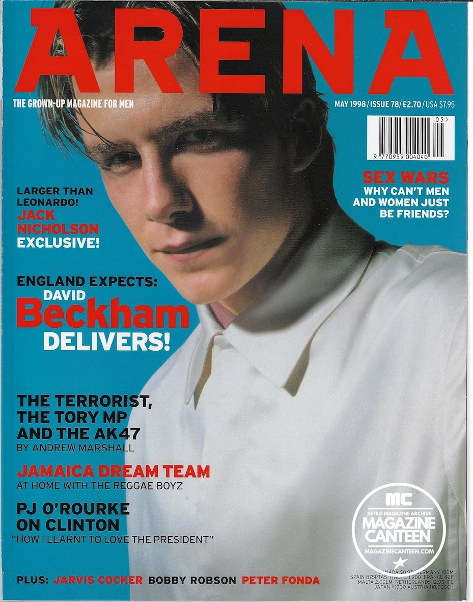 Arena Magazine - DAVID BECKHAM Jarvis Cocker PULP Jack Nicholson