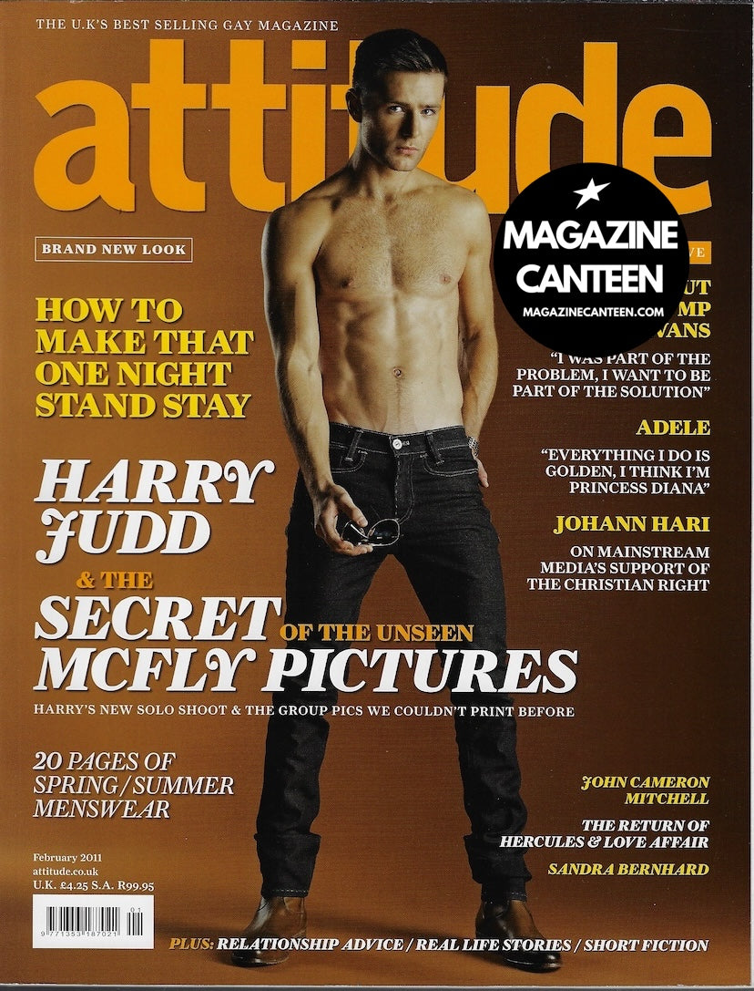 Attitude Magazine 201 - Harry Judd MCFLY Adele 2011