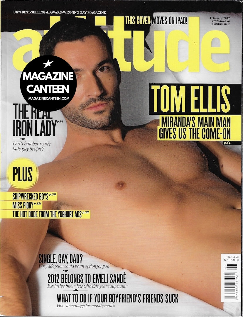 Attitude Magazine 214 - TOM ELLIS Lee Latchford Evans STEPS 2012
