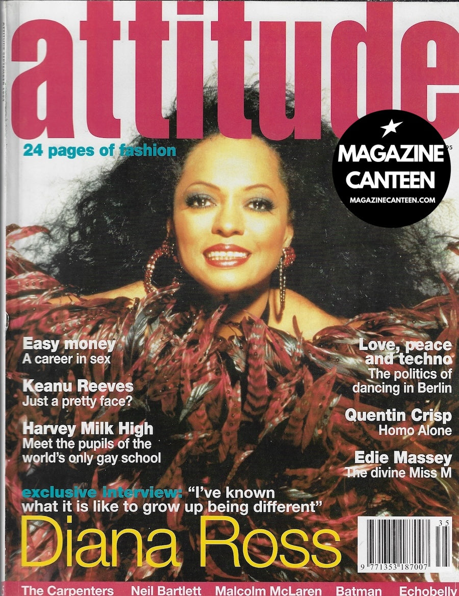 Attitude Magazine 5 - Diana Ross QUENTIN CRISP Atesh Salih