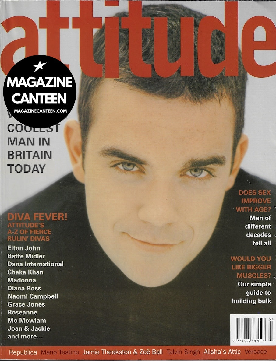 Attitude Magazine 54 - Robbie Williams CHAKA KHAN Vincent Gallo