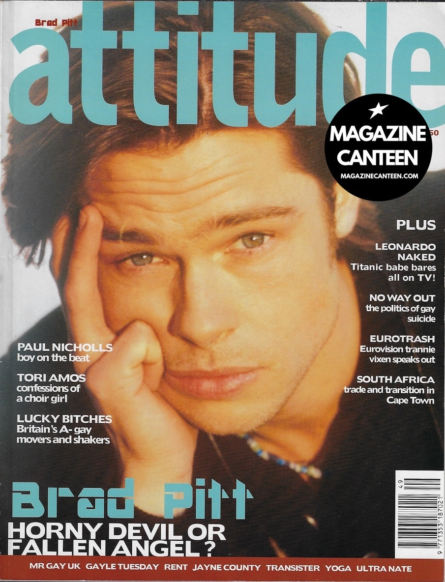 Attitude Magazine 49 - Brad Pitt TORI AMOS Paul Nicholls