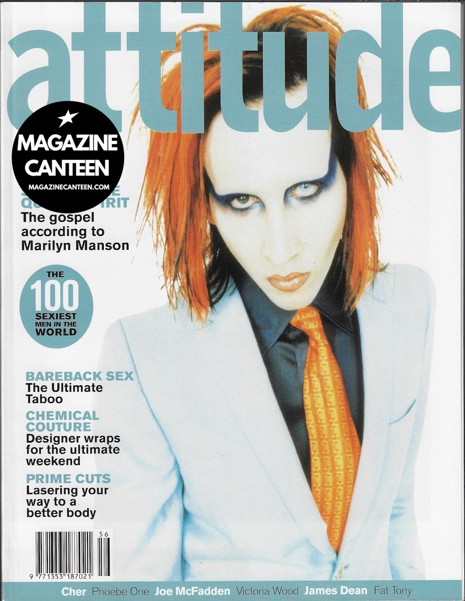 Attitude Magazine 56 - Marilyn Manson CHER Joe McFadden