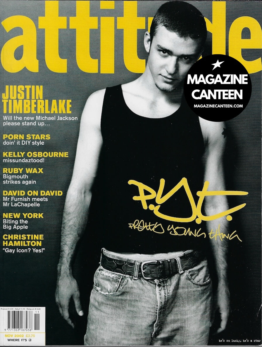 Attitude Magazine 103 - Justin Timberlake RUBY WAX Kelly Osbourne