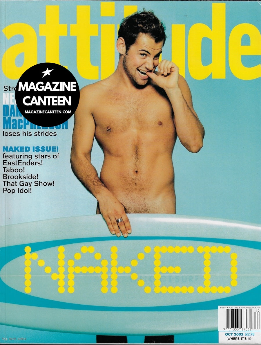 Attitude Magazine 102 - Daniel MacPherson LUKE EVANS Julian Clary