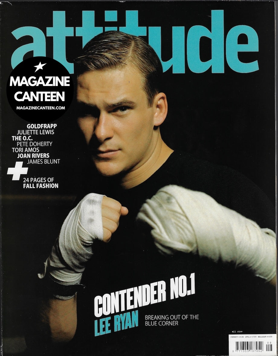 Attitude Magazine 136 - Lee Ryan BLUE Juliette Lewis