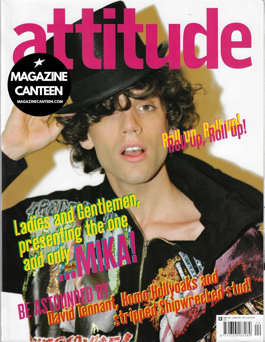 Attitude Magazine 155 - MIKA David Tennant BUSTED 2007