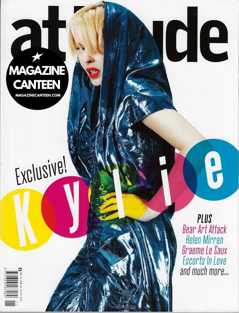 Attitude Magazine 160 - KYLIE MINOGUE Helen Mirren DAVID HOYLE