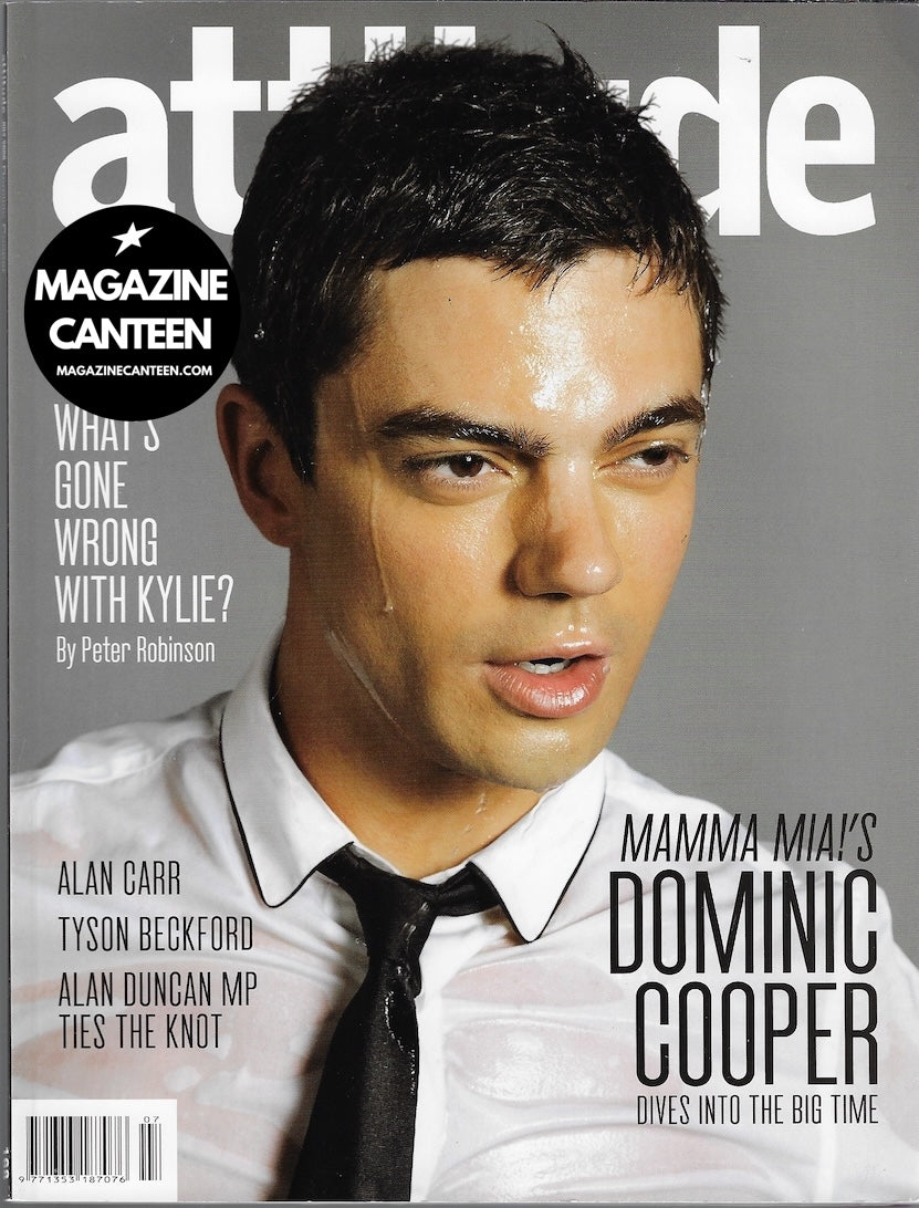 Attitude Magazine 168 - Dominic Cooper ALAN CAR Gael Garcia Bernal