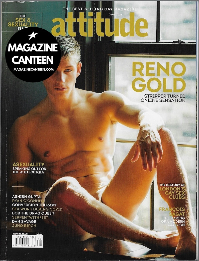 Attitude Magazine 335 - RENO GOLD Francois Sagat 2021