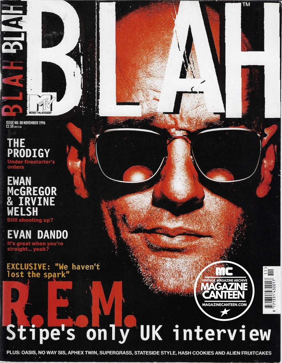 Blah Blah Blah Magazine - Michael Stipe REM Ewan McGregor EAST 17