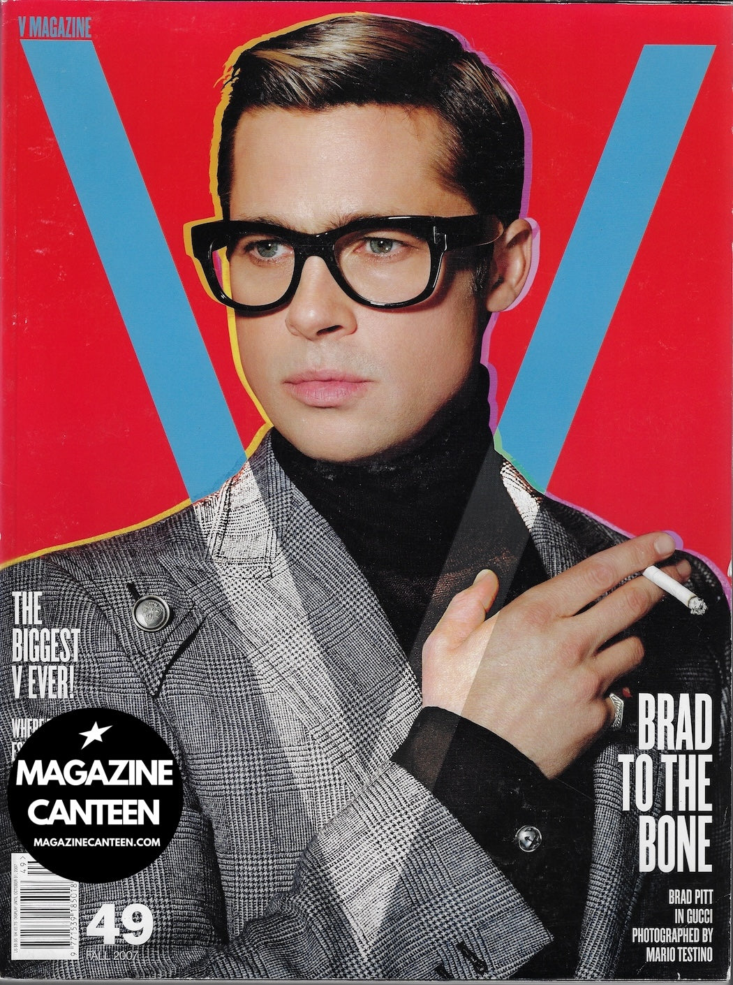 V Magazine 49 - Brad Pitt STEPHANIE SEYMOUR Lara Stone
