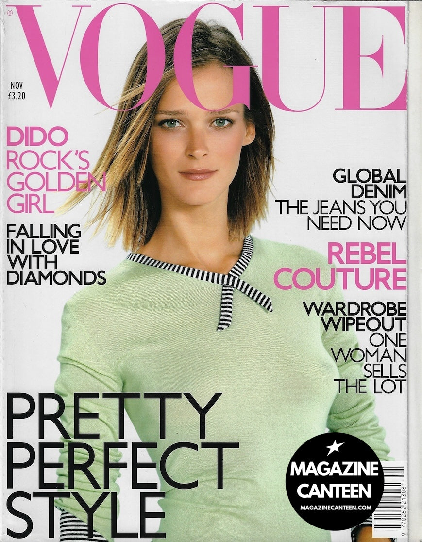Vogue Magazine November 2001 - Carmen Kass