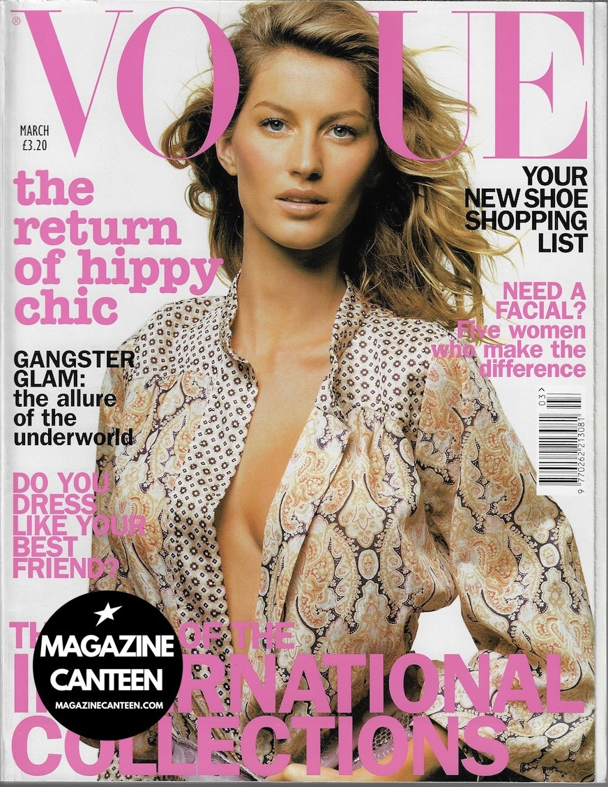 Vogue Magazine March 2002 - Gisele Bundchen