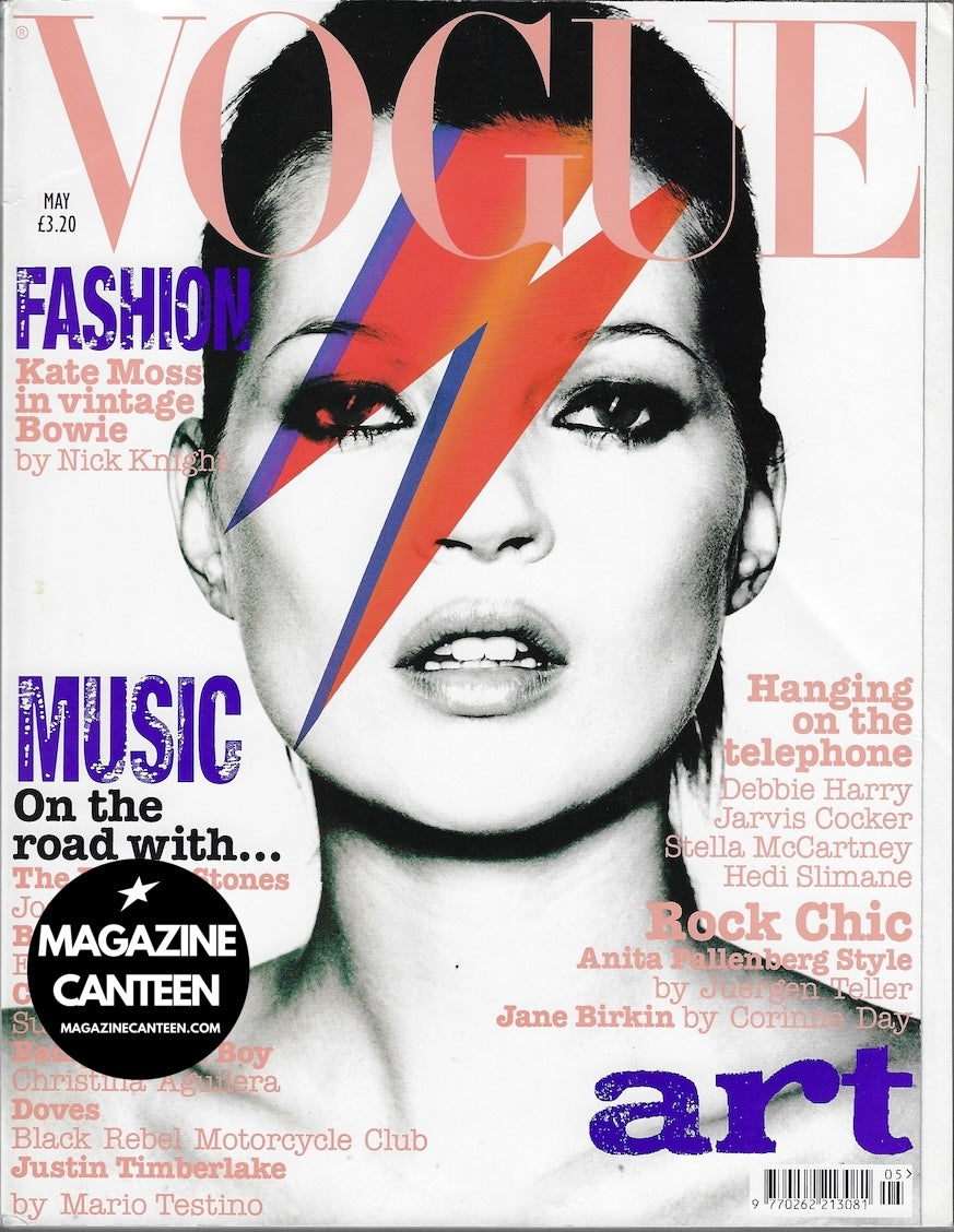 Vogue Magazine May 2003 - Kate Moss Bowie