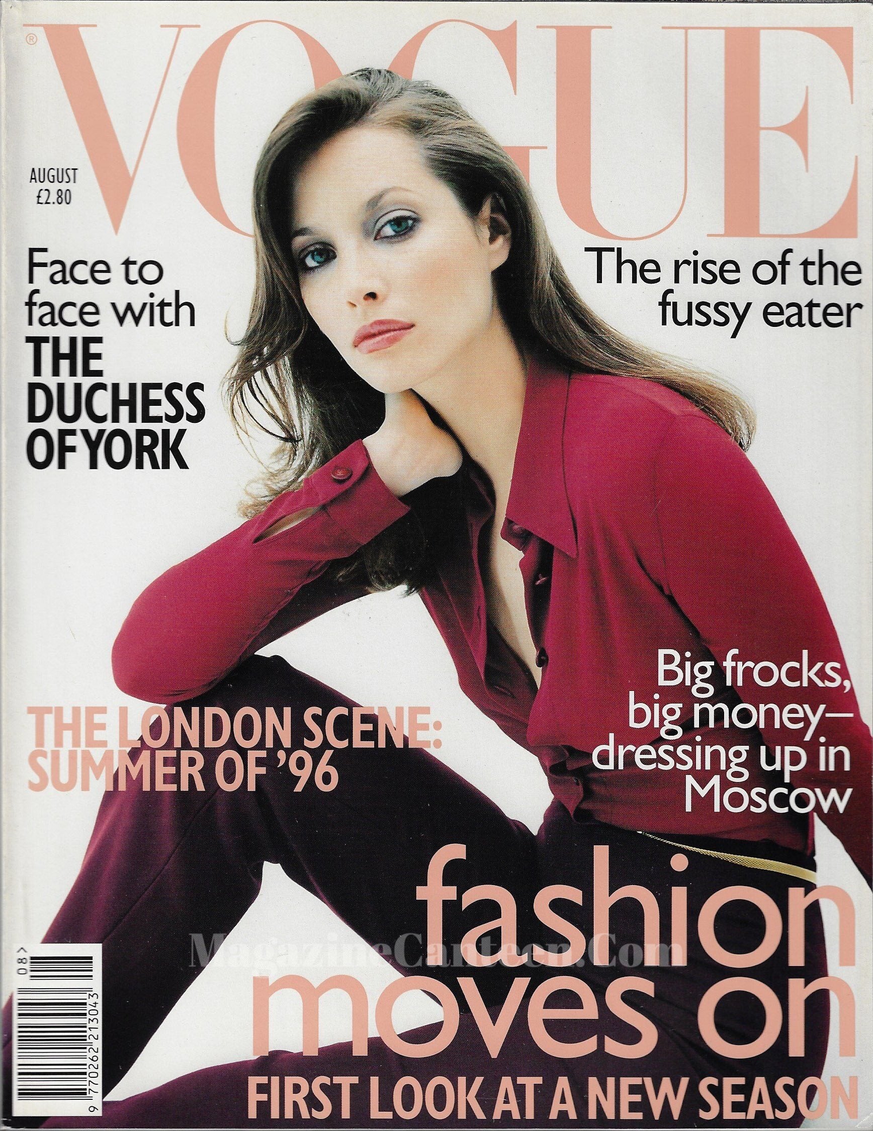 colin firth Vogue Magazine August 1996 - Christy Turlington