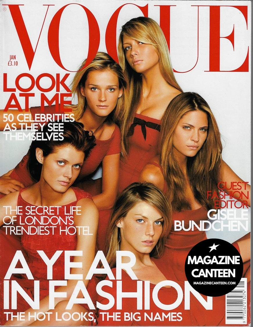 その他 GQ january 2001 Gisele Vogue Magazine January 2001 - Frankie Rayder Gisele Bundchen