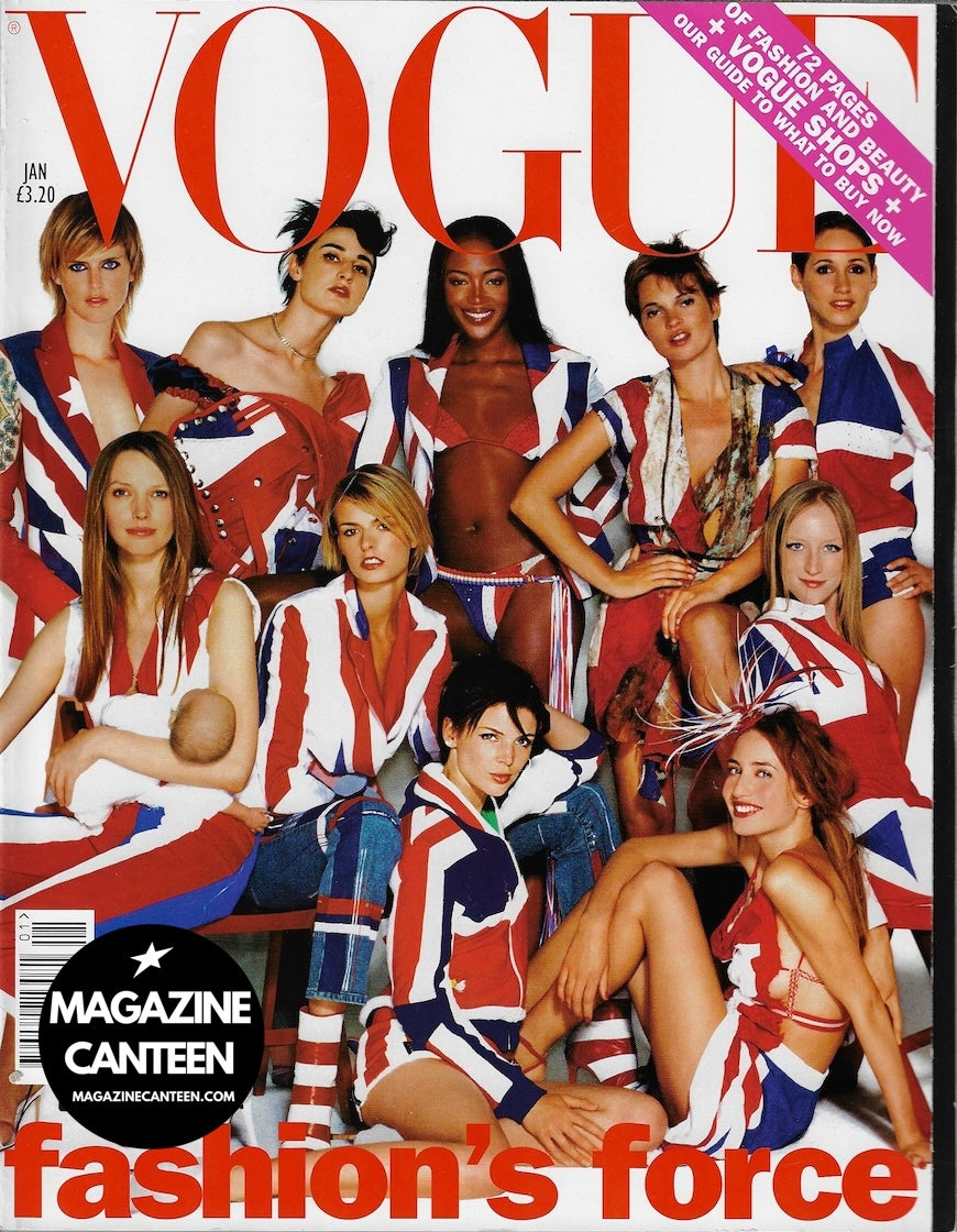 Vogue Magazine January 2002 - KATE MOSS