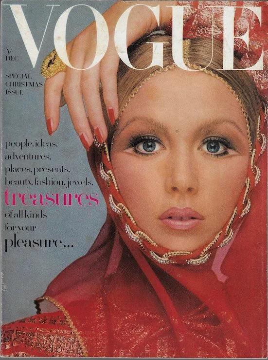 Vogue magazine December 1969 - Pattie Boyd Barbra Streisand Norman Parkinson
