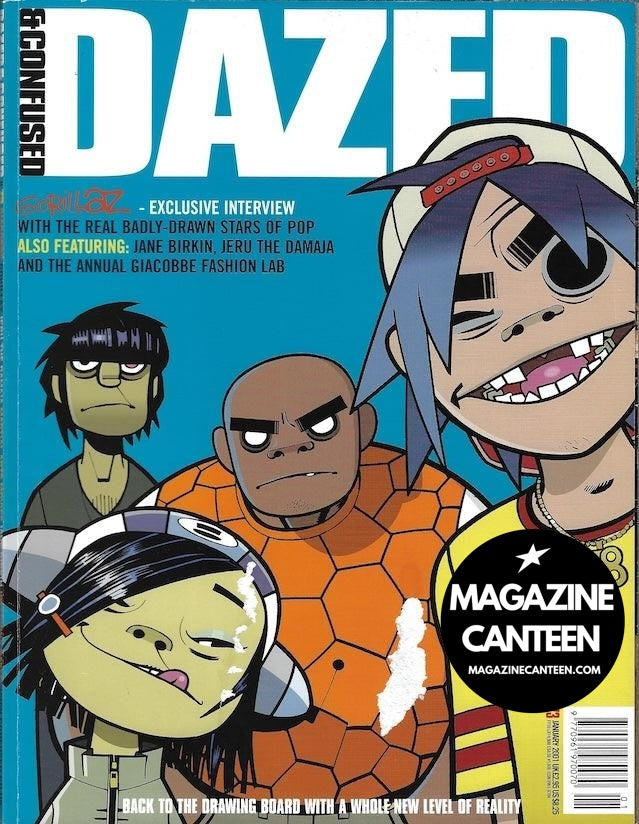 Dazed & Confused Magazine 2001 - Gorillaz Jamie Hewlett C