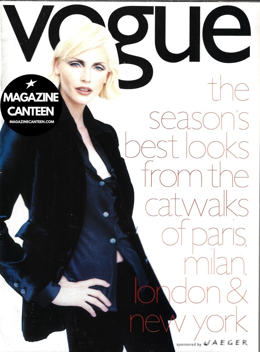 Vogue UK Supplement Magazine - Nadja Auermann gucci jodie kidd