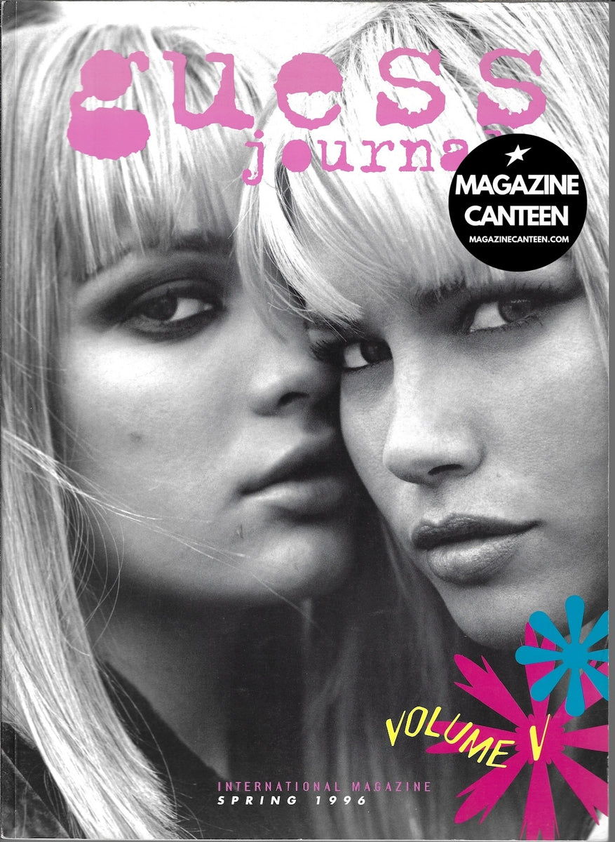 Guess Journal Fashion Catalogue 1996 Valeria Mazza Magazine Canteen guess-journal-fashion-catalogue-1996-valeria-mazza-magazine-canteen