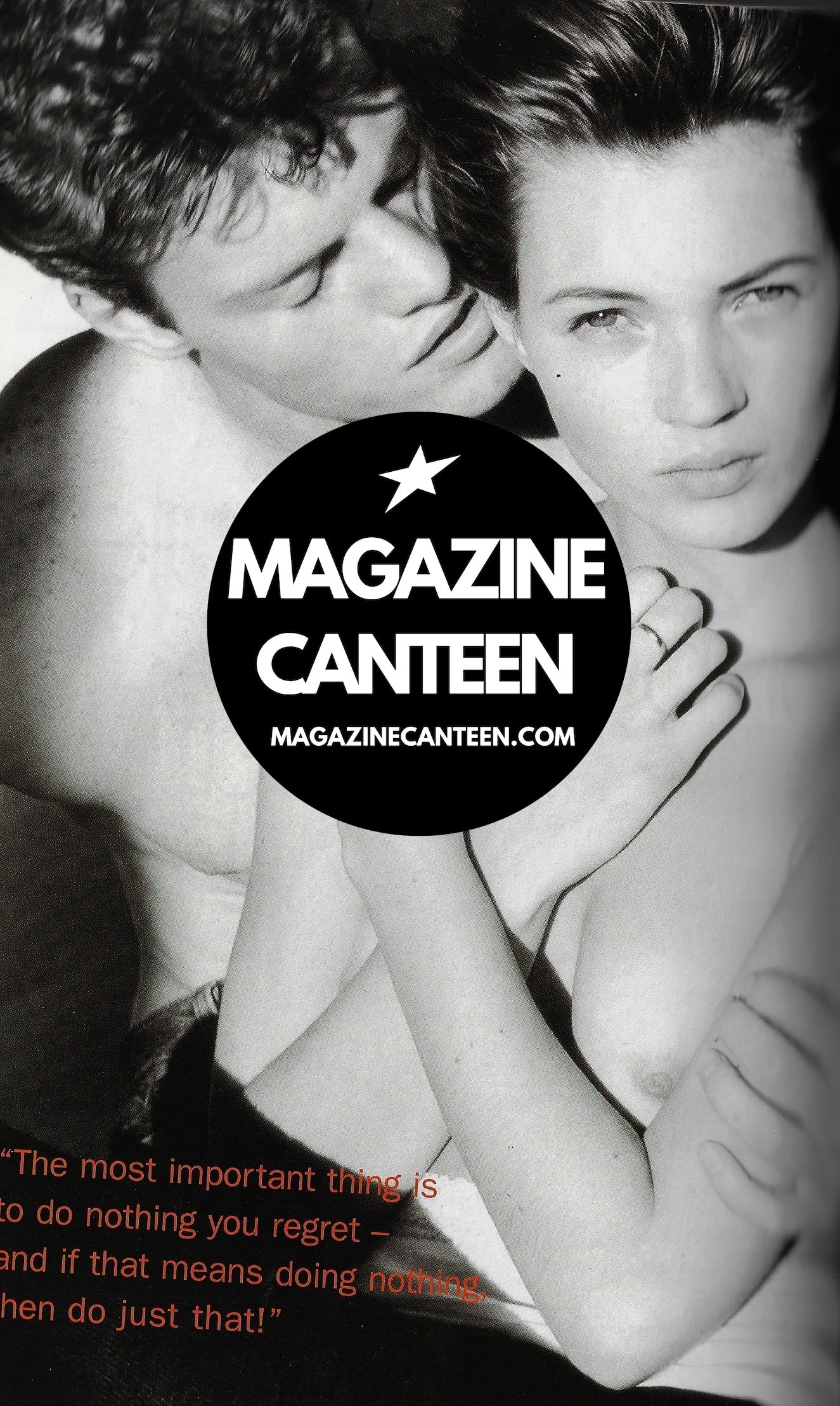 Cosmopolitan Magazine - KATE MOSS Luke Massey TONY MCGEE FOR SALE