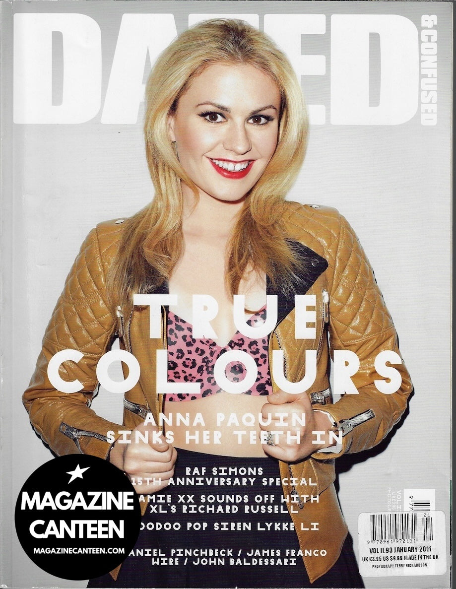 Dazed & Confused Magazine - ANNA PAQUIN Terry Richardson RAF SIMONS 2011