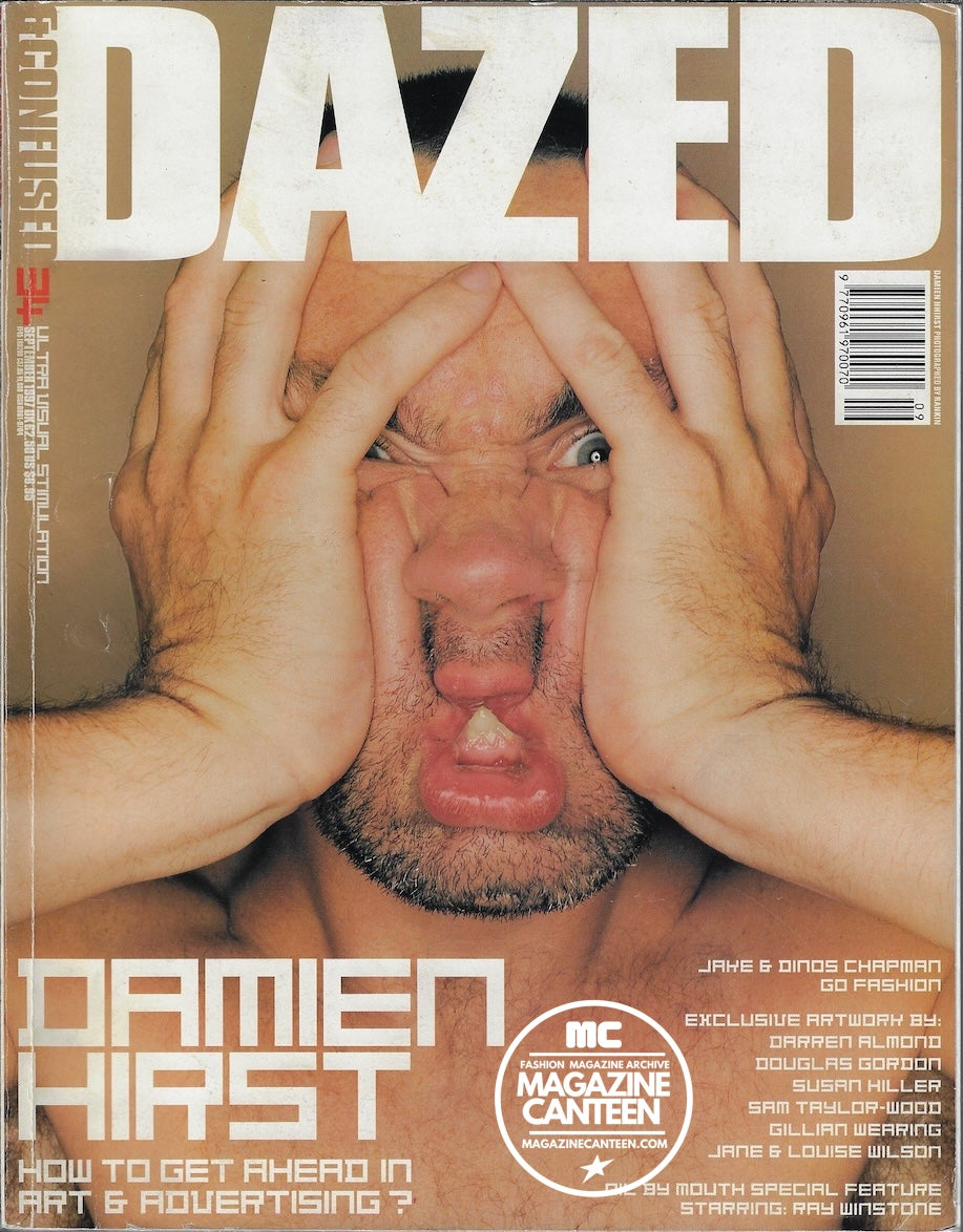 Dazed & Confused Magazine - DAMIEN HIRST Corinne Day Ray WINSTONE 1997