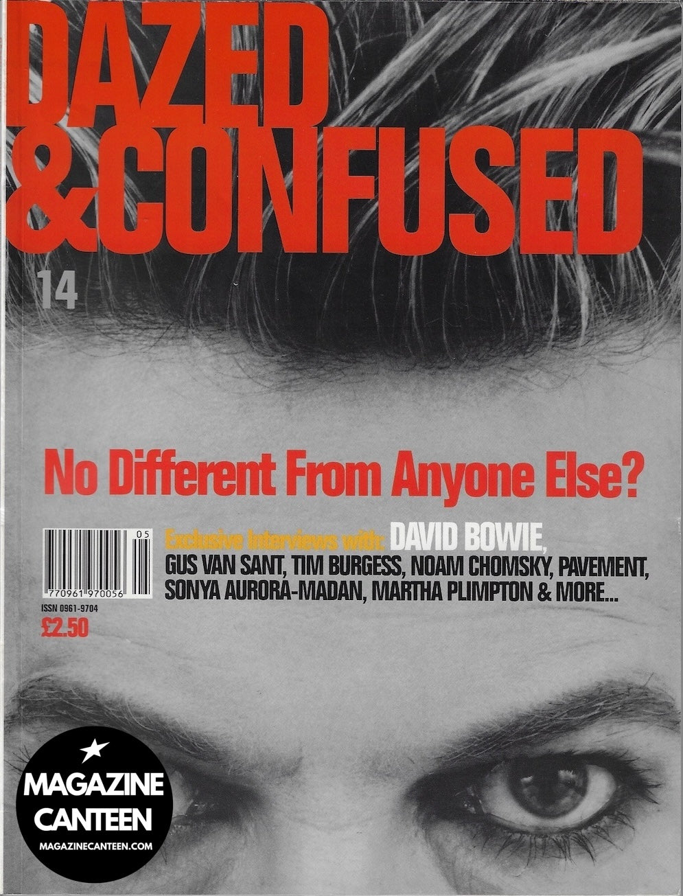 Dazed & Confused - DAVID BOWIE 1995 Gus Van Sant RANKIN
