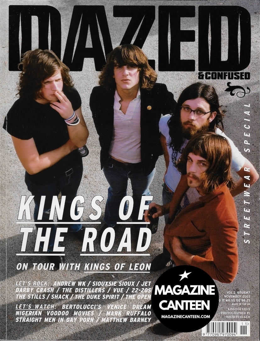 Dazed & Confused Magazine - Kings Of Leon ANDREW WK Mark Ruffalo