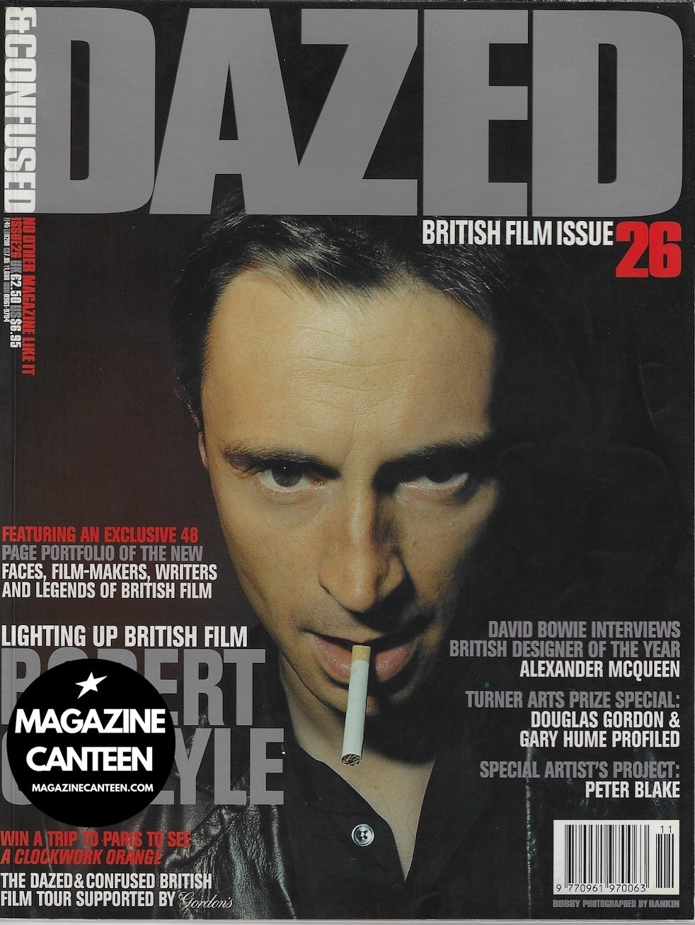 Dazed & Confused Magazine - Robert Carlyle 1996 Alexander McQueen