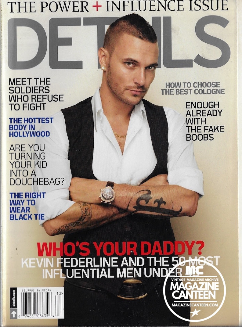 Details Magazine Kevin Federline JOHN LYDON Kim Kardashian magazine