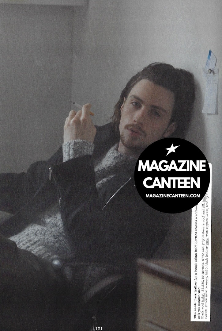 rare Esquire Magazine - AARON Taylor JOHNSON Tolstoy Boy