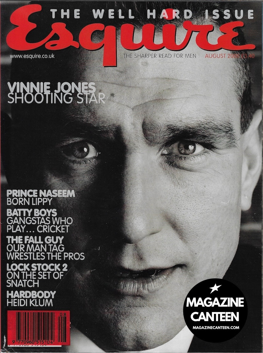 Esquire Magazine - Vinnie Jones HEIDI KLUM Prince Naseem JOHN C REILLY